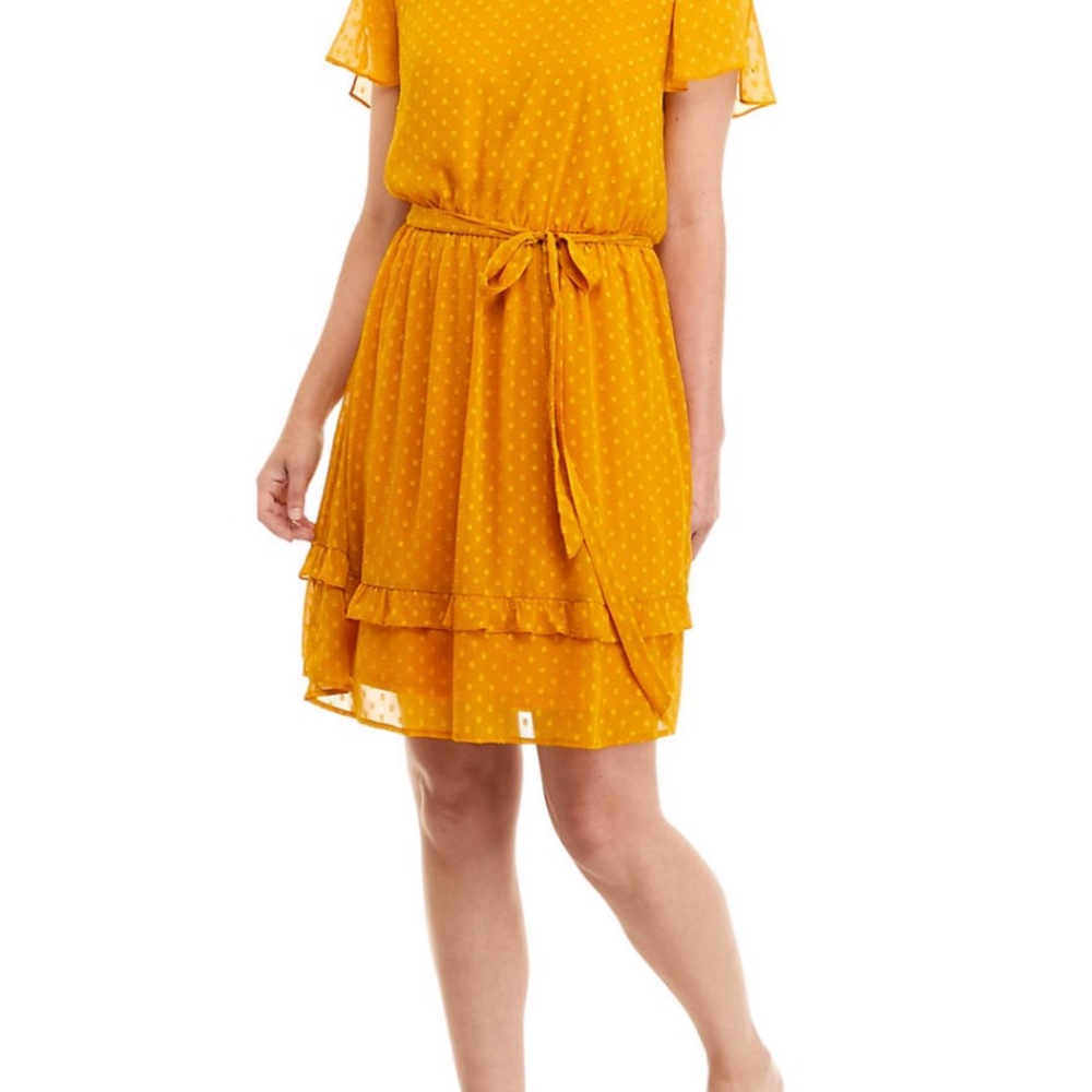 Yellow Polka Dot Dress